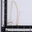 TNS104 BASE METAL NECKLACE WITH BUTTERFLY CHARM