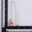 TNS52 BASE METAL NECKLACE WITH PETAL CHARM
