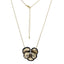 TNS53 BASE METAL FLOWER NECKLACE