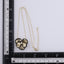 TNS53 BASE METAL FLOWER NECKLACE