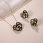 TNS53 BASE METAL FLOWER NECKLACE