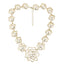 TNS67 BASE METAL OPENWORK FLORAL NECKLACE