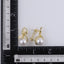 TES105 BASE METAL DRAGONFLY EARRING WITH SYN PEARL&SHELL