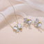 TNS79 BASE METAL NECKLACE WITH BUTTERFLY CHARM