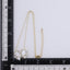 TNS79 BASE METAL NECKLACE WITH BUTTERFLY CHARM