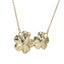 TNS80 BASE METAL NECKLACE WITH FLOWER CHARM