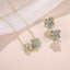 TNS80 BASE METAL NECKLACE WITH FLOWER CHARM