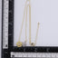 TNS83 BRASS NECKLACE WITH ROSE CHARM