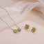TES113 BRASS ROSE EARRING WITH CZ