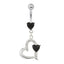 TBSH02 BANANA WITH HEART DESIGN