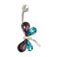 TBBU83 BANANA WITH DRAGONFLY DESIGN