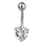 TBPN351 BANANA WITH ROUND STONE