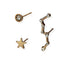 TES.S01 EARRING FULL SET WITH STAR