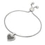BSS533 STAINLESS STEEL BRACELET WITH HEART DESIGN AAB CO..