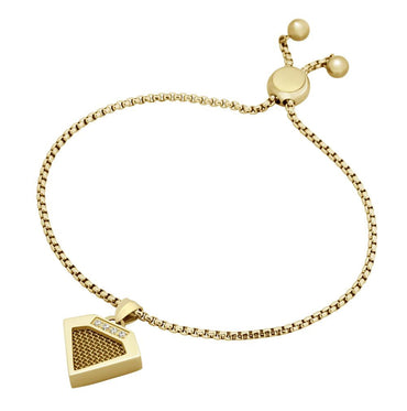 BSS534 STAINLESS STEEL BRACELET WITH DIAMOND DESIGN AAB CO..