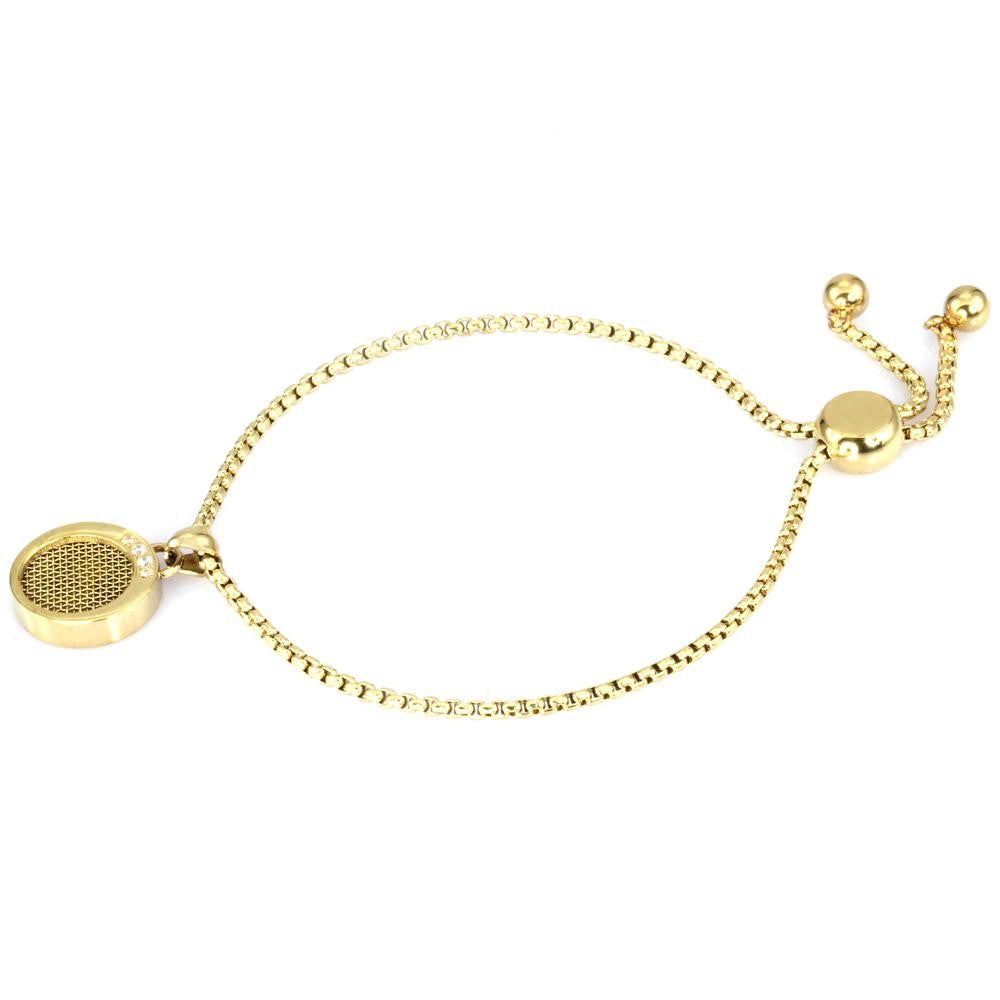 BSS535 STAINLESS STEEL BRACELET WITH ROUND DESIGN AAB CO..