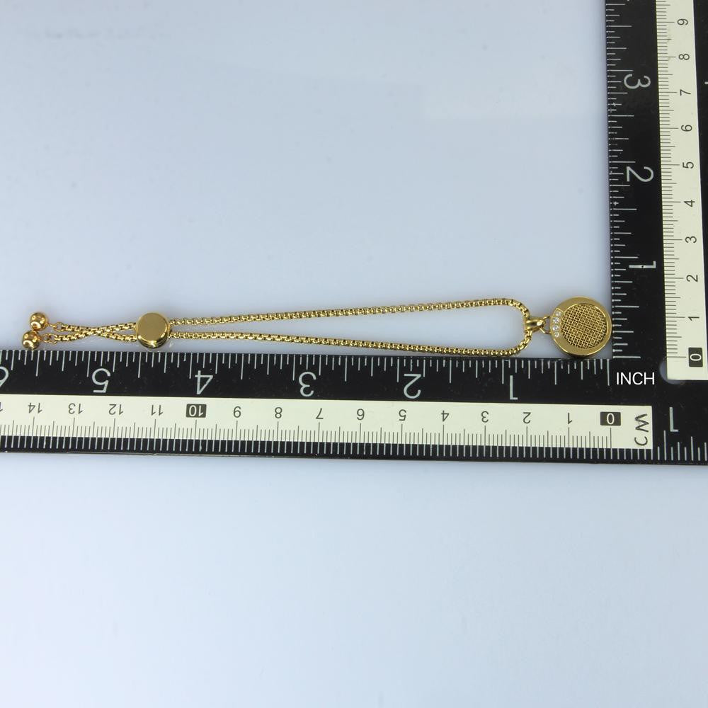 BSS535 STAINLESS STEEL BRACELET WITH ROUND DESIGN AAB CO..