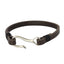 BSS611 STAINLESS STEEL LEATHER BRACELET