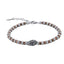 BSS625 STAINLESS STEEL HEMATITE BRACELET