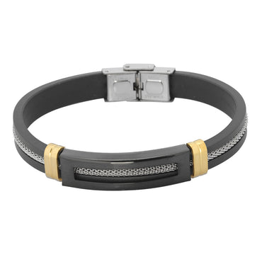 BSS630 STAINLESS STEEL SILICON BRACELET AAB CO..