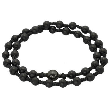 BSS671 STAINLESS STEEL GLASS STONE BRACELET AAB CO..