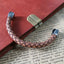 BSS675 STAINLESS STEEL LEATHER HALF BRACELET AAB CO..
