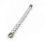 BSS675 STAINLESS STEEL LEATHER HALF BRACELET AAB CO..