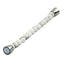 BSS676 STAINLESS STEEL HALF BRACELET