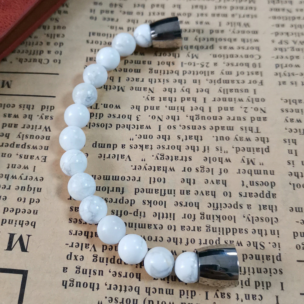 BSS676 STAINLESS STEEL HALF BRACELET