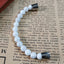 BSS676 STAINLESS STEEL HALF BRACELET