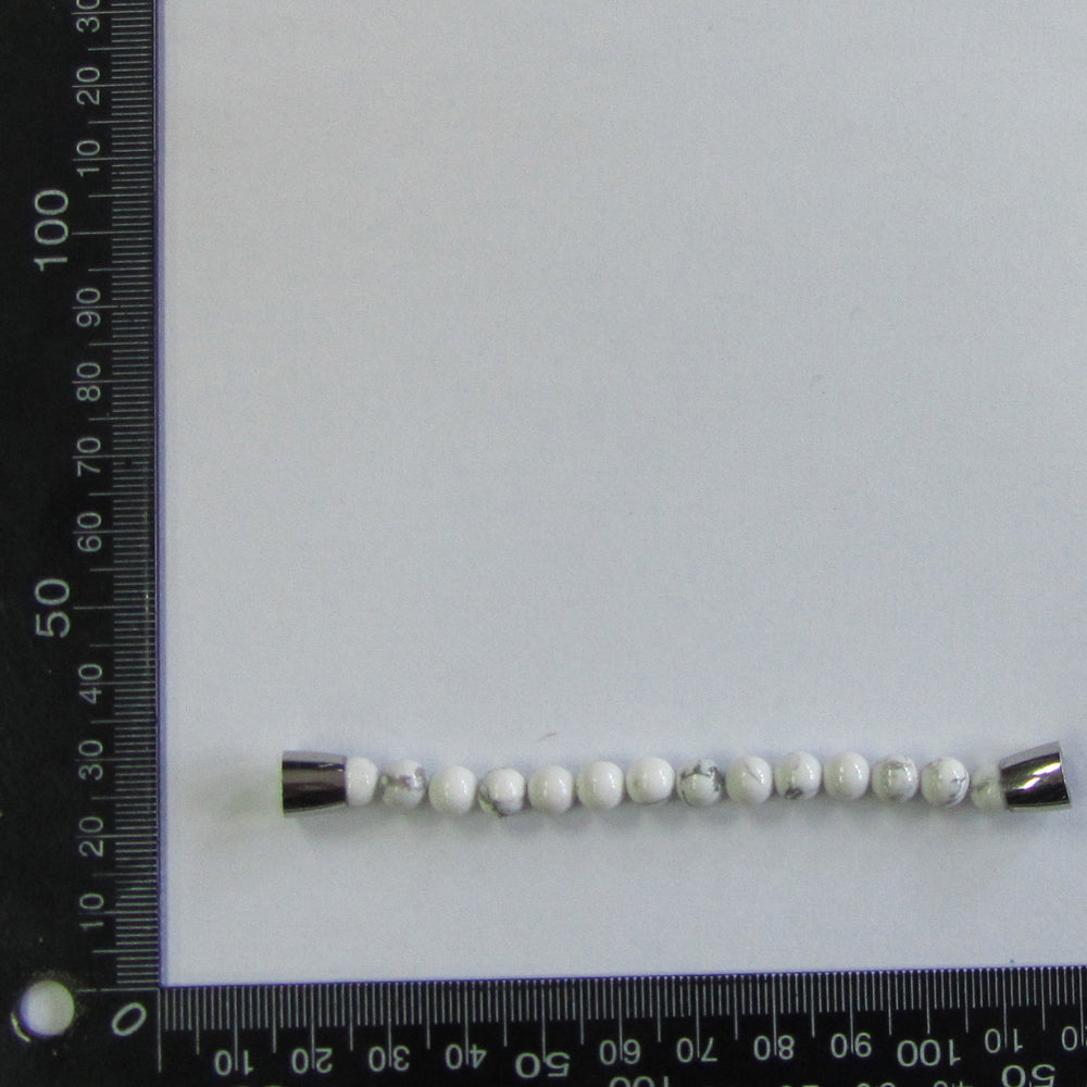 BSS676 STAINLESS STEEL HALF BRACELET