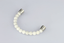 BSS676 STAINLESS STEEL HALF BRACELET