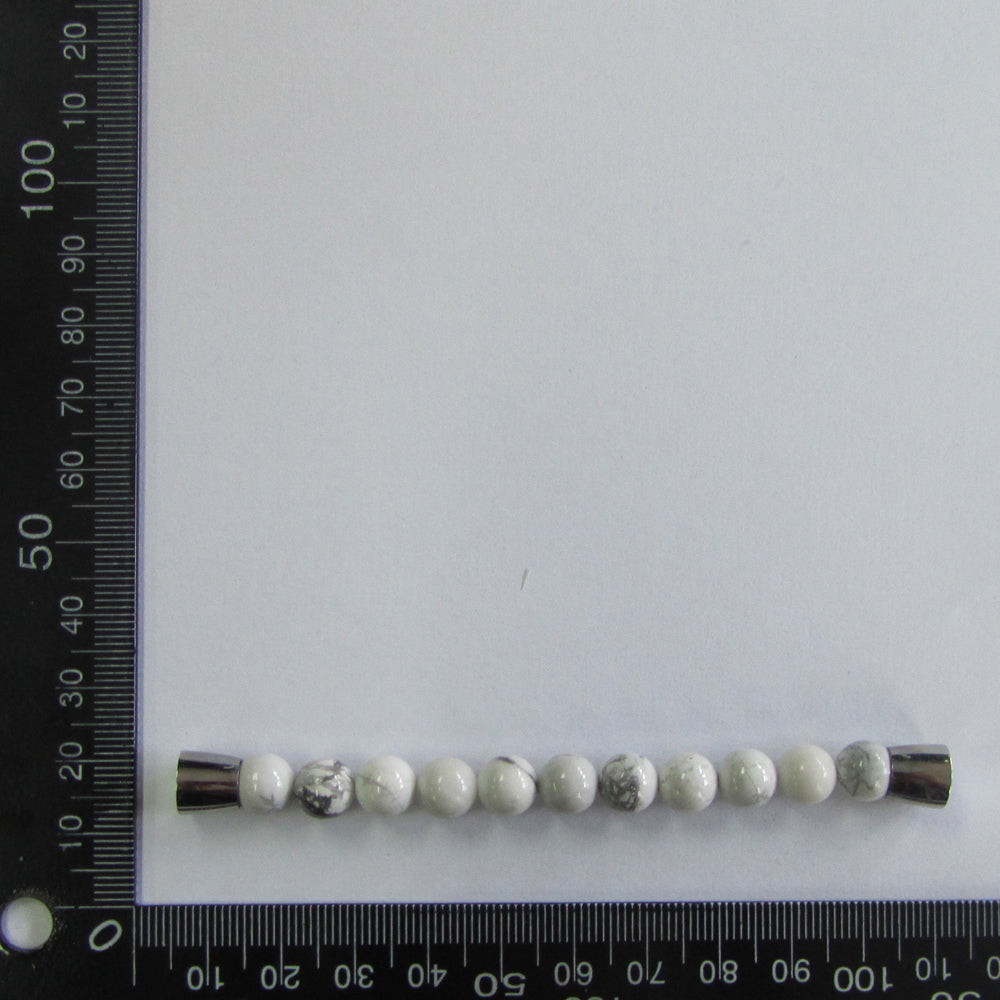 BSS676 STAINLESS STEEL HALF BRACELET