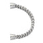 BSS677 STAINLESS STEEL HALF BRACELET