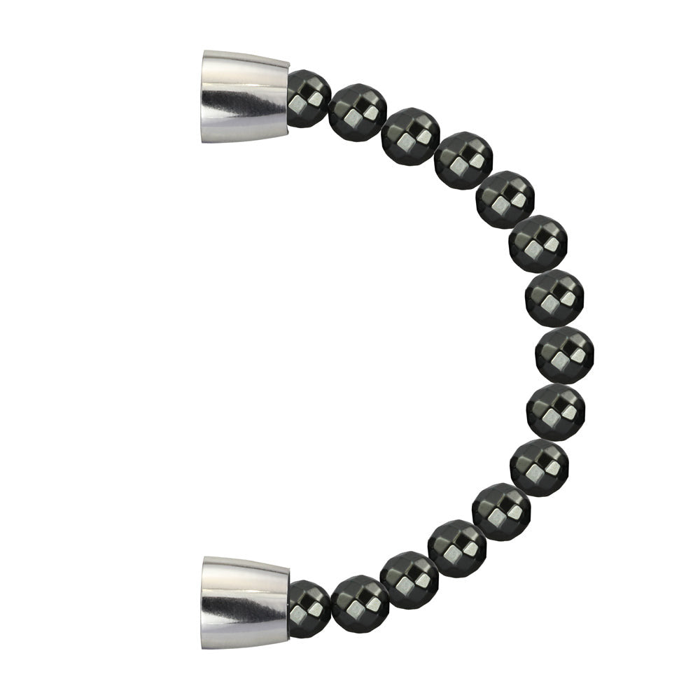 BSS721 STAINLESS STEEL HALF BRACELET
