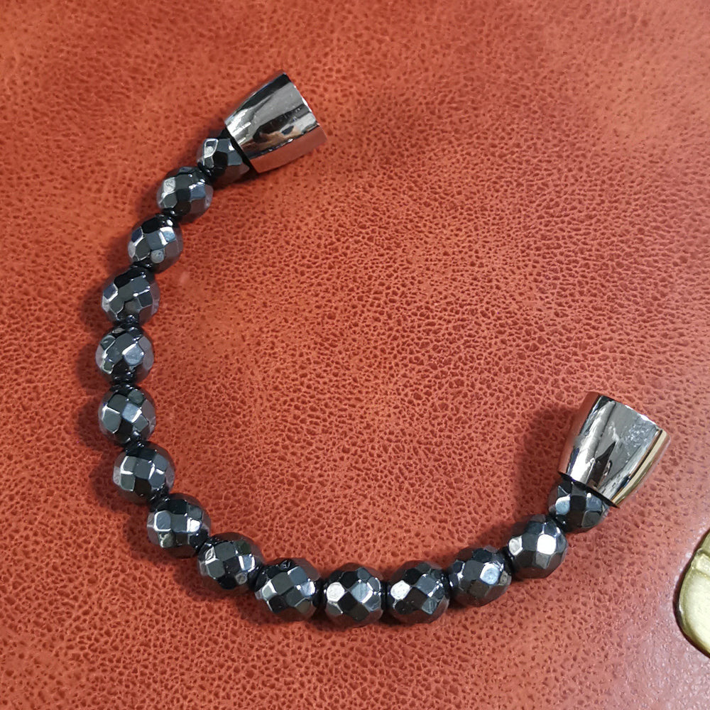 BSS721 STAINLESS STEEL HALF BRACELET