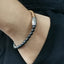 BSS721 STAINLESS STEEL HALF BRACELET