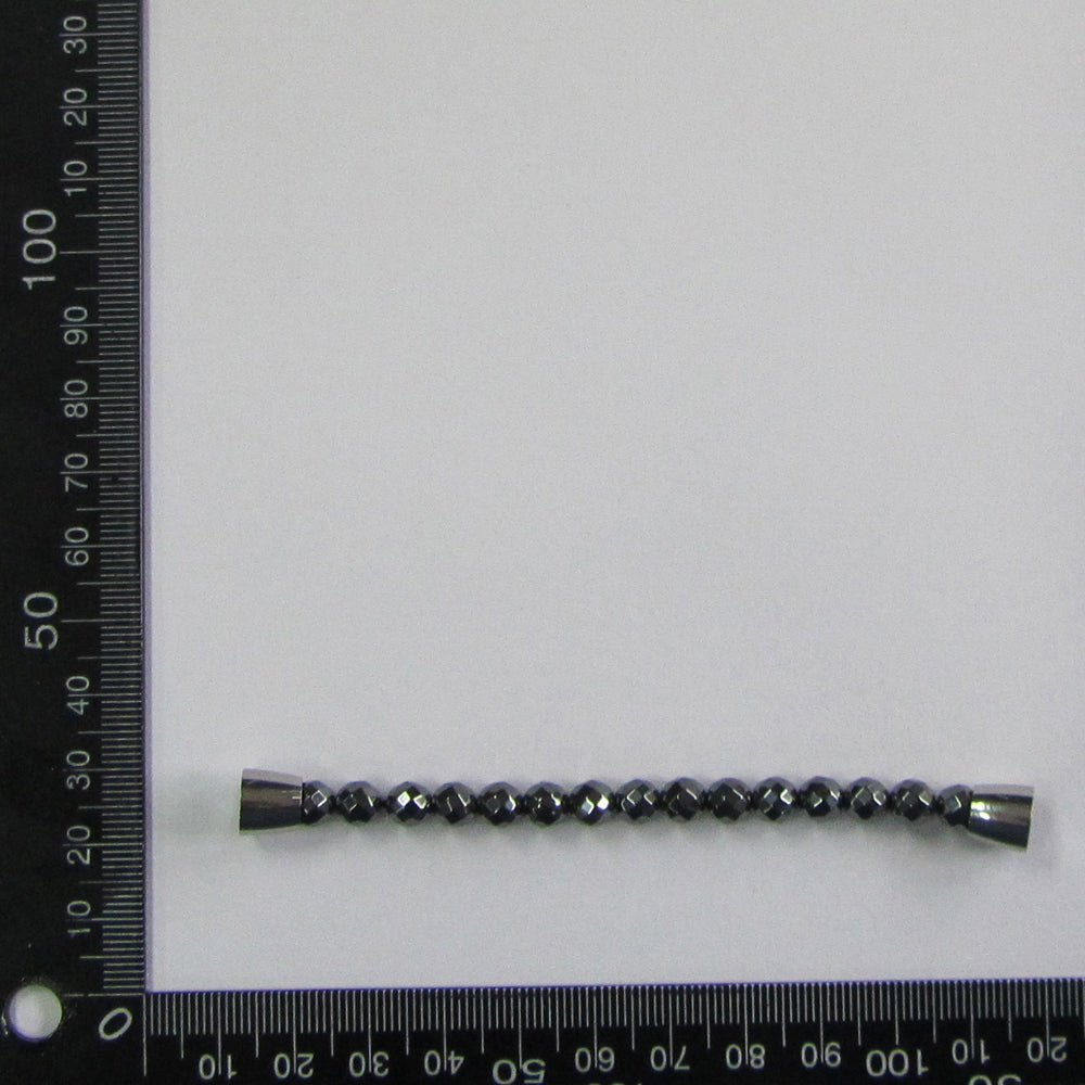BSS721 STAINLESS STEEL HALF BRACELET