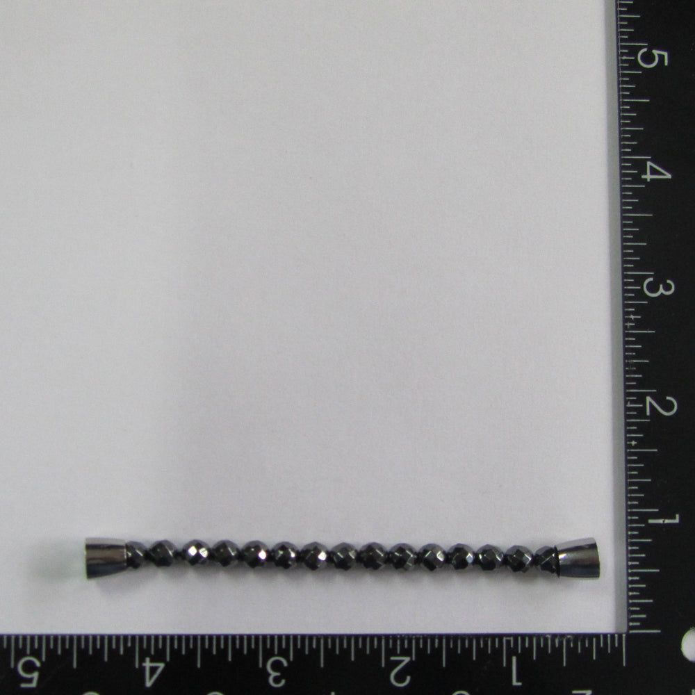 BSS721 STAINLESS STEEL HALF BRACELET