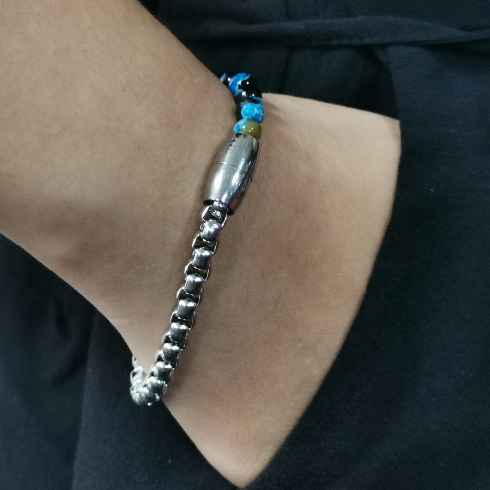 BSS770 STAINLESS STEEL HALF BRACELET AAB CO..