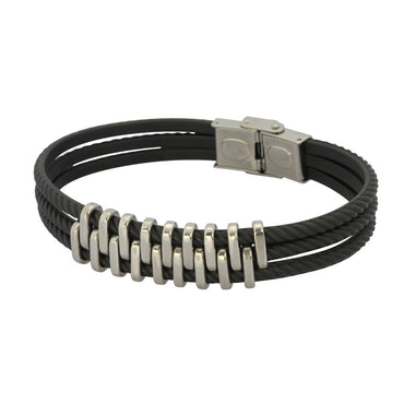 BSS788 STAINLESS STEEL SILICON BRACELET AAB CO..