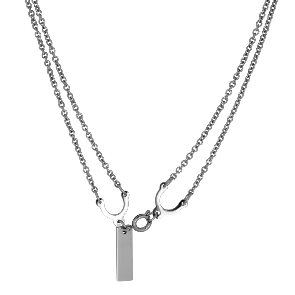 NSS458 STAINLESS STEEL NECKLACE AAB CO..