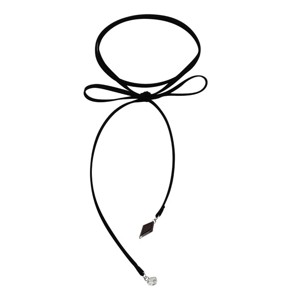 NSS521 STAINLESS STEEL LEATHER NECKLACE