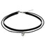 NSS526 STAINLESS STEEL LEATHER NECKLACE