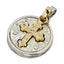 GPSD167 STAINLESS STEEL PENDENT WITH DIAMOND