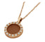 PSS910 STAINLESS STEEL PENDANT WITH CZ AAB CO..