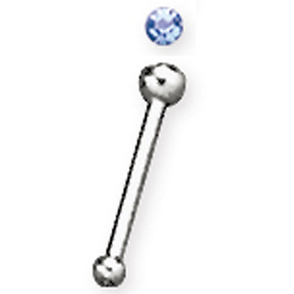 ABN1 NOSE STUD WITH JEWELLED BALL