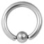 ADBCR TITANIUM BALL CLOSURE RING