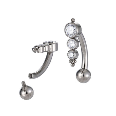 ADBS02 G-23 TITANIUM INTERNAL THREAD BELLY
(UPSIDE DOWN) AAB CO..