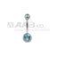 ADJBL2S TITANIUM BANANA WITH JEWELLED AAB CO..